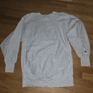 VINTAGE OLYMPICS REVERSE WEAVE SWEATSHIRT SIZE XXL GRAY EMBLEM DRESS RARE SLIM